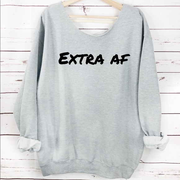 NEW Extra AF Womens Sweater, Warm sweater, slouchy - Picture 2 of 8